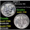 Image 1 : 1945-s Mercury Dime 10c Grades GEM++ FSB