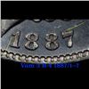 Image 6 : 1887/1--7-p vam 3 Morgan Dollar $1 Grades Select Unc+ DMPL