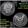 Image 1 : 1883-p Morgan Dollar $1 Grades Select Unc+ DMPL
