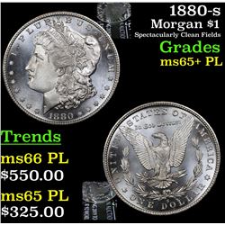 1880-s Morgan Dollar $1 Grades GEM+ PL