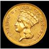 Image 2 : ***Auction Highlight*** 1870 Three Dollar Gold .$3 Graded BU+ By USCG (fc)
