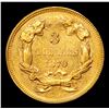 Image 3 : ***Auction Highlight*** 1870 Three Dollar Gold .$3 Graded BU+ By USCG (fc)