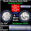 Image 1 : Buffalo Nickel Shotgun Roll in Old Bank Style 'Bell Telephone'  Wrapper 1927 & d Mint Ends