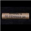 Image 4 : Uncirculated 1c orig shotgun roll, 1935-p in old Brink's wrapper