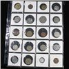 Image 1 : Page of 20 Mixed Foreign coins