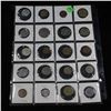 Image 2 : Page of 20 Mixed Foreign coins