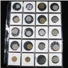 Image 1 : Page of 20 Mixed Foreign coins