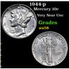 Image 1 : 1944-p Mercury Dime 10c Grades Choice AU/BU Slider