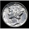 Image 2 : 1944-p Mercury Dime 10c Grades Choice AU/BU Slider