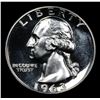 Image 2 : 1963 Washington Quarter 25c Grades GEM++ Proof Cameo