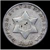 Image 2 : 1853 Three Cent Silver 3cs Grades vf details