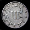 Image 3 : 1853 Three Cent Silver 3cs Grades vf details