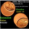 Image 1 : 200x Mint Error Lincoln Cent 1c Grades Select+ Unc RB