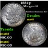 Image 1 : 1881-p Morgan Dollar $1 Grades BU+