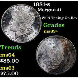 1881-s Morgan Dollar $1 Grades Select+ Unc
