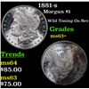 Image 1 : 1881-s Morgan Dollar $1 Grades Select+ Unc