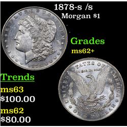 1878-s /s Morgan Dollar $1 Grades Select Unc