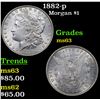 Image 1 : 1882-p Morgan Dollar $1 Grades Select Unc