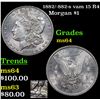 Image 1 : 1882/-882-s vam 15 R4 Morgan Dollar $1 Grades Choice Unc