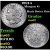 Image 1 : 1891-s Morgan Dollar $1 Grades Select Unc