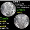Image 1 : 1902-o Morgan Dollar $1 Grades Choice+ Unc