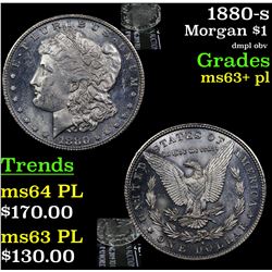 1880-s Morgan Dollar $1 Grades Select Unc+ PL