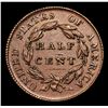 Image 3 : 1826 Cohen-1 Classic Head half cent 1/2c Grades Choice AU/BU Slider