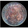 Image 3 : ***Auction Highlight*** 1879-p Rainbow Toned Morgan Dollar $1 Graded Choice+ Unc By USCG (fc)