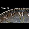 Image 5 : ***Auction Highlight*** 1878-p 7/8tf Rainbow Toned Vam 31 Morgan Dollar $1 Graded GEM Unc By USCG (f
