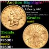 Image 1 : ***Auction Highlight*** 1875-s Gold Liberty Double Eagle $20 Graded Select Unc By USCG (fc)