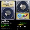 Image 1 : ANACS No Date Jefferson Nickel 5c Graded ms64 By ANACS