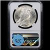 Image 3 : NGC 1923-p Peace Dollar $1 Graded ms63 By NGC