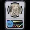Image 3 : NGC 1922-p Peace Dollar $1 Graded ms64 By NGC