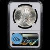 Image 3 : 1924-p Peace Dollar $1 Graded ms64 By NGC