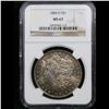Image 2 : NGC 1884-o Morgan Dollar $1 Graded ms63 By NGC