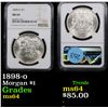 Image 1 : NGC 1898-o Morgan Dollar $1 Graded ms64 By NGC