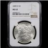 Image 2 : 1889-o Morgan Dollar $1 Graded ms63 By NGC