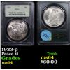 Image 1 : PCGS 1923-p Peace Dollar $1 Graded ms64 By PCGS