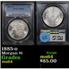 Image 1 : PCGS 1885-o Morgan Dollar $1 Graded ms64 By PCGS