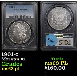 PCGS 1901-o Morgan Dollar $1 Graded ms63 pl By PCGS