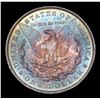 Image 3 : 1885-o Rainbow Toned Morgan Dollar $1 Grades Choice Unc