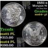 Image 1 : 1881-s Morgan Dollar $1 Grades Choice Unc+ PL