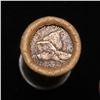 Image 3 : Mixed small cents 1c orig shotgun roll, 1858 Flying Eagle, 1887 Indian other end, McDonald's wrapper