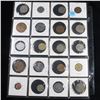 Image 2 : Page of 20 Mixed Foreign coins