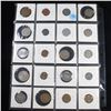 Image 2 : Page of 20 Mixed Foreign coins