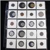 Image 1 : Page of 20 Mixed Foreign coins