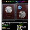 Image 1 : 1881-o REDFIELD COLLECTION Morgan Dollar $1 Graded Paramount International