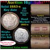 Image 1 : ***Auction Highlight*** Full solid Key date 1883-s Morgan silver dollar roll, 20 coins (fc)