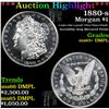 Image 1 : ***Auction Highlight*** 1880-s Morgan Dollar $1 Graded GEM+ DMPL By USCG (fc)