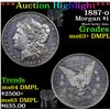 Image 1 : ***Auction Highlight*** 1887-o Morgan Dollar $1 Graded Select Unc+ DMPL By USCG (fc)